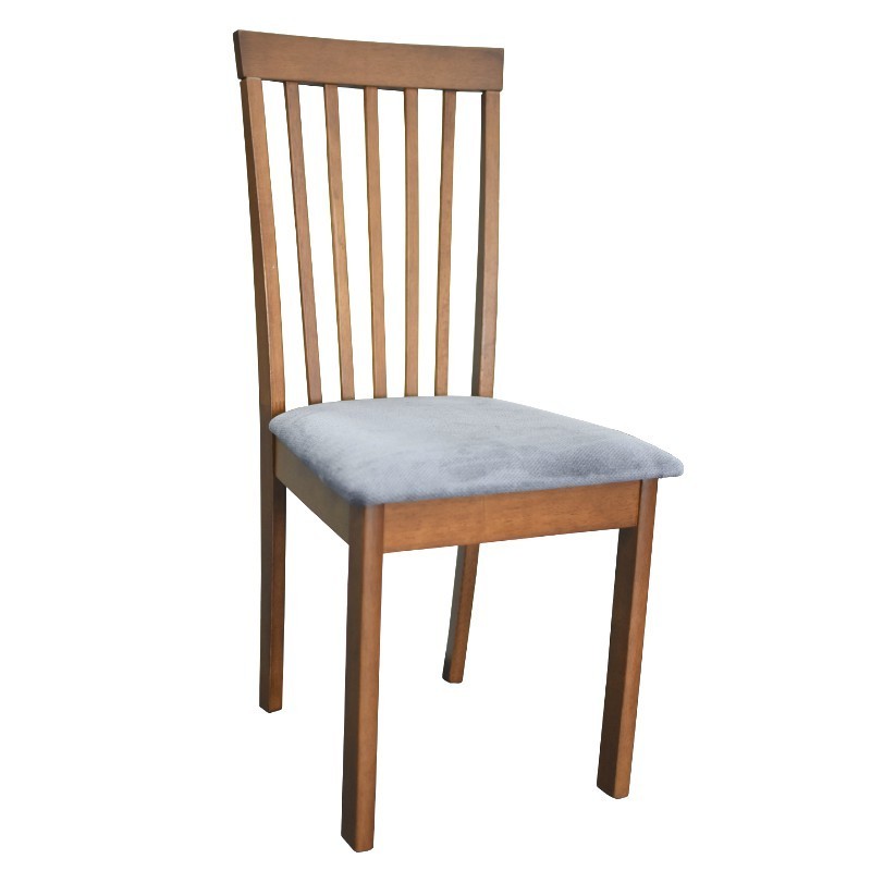 Boris Chair Grey Fabric Seat