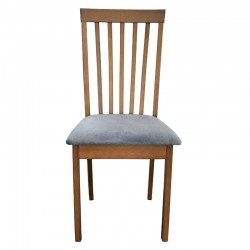 Boris Chair Grey Fabric Seat