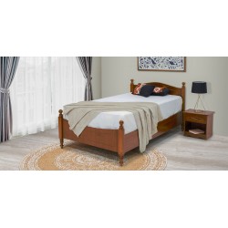 Jacinthe Bed 107x190 cm Sapele MDF