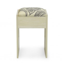 Sion Dressing Table & Pouf in Melamine MDF