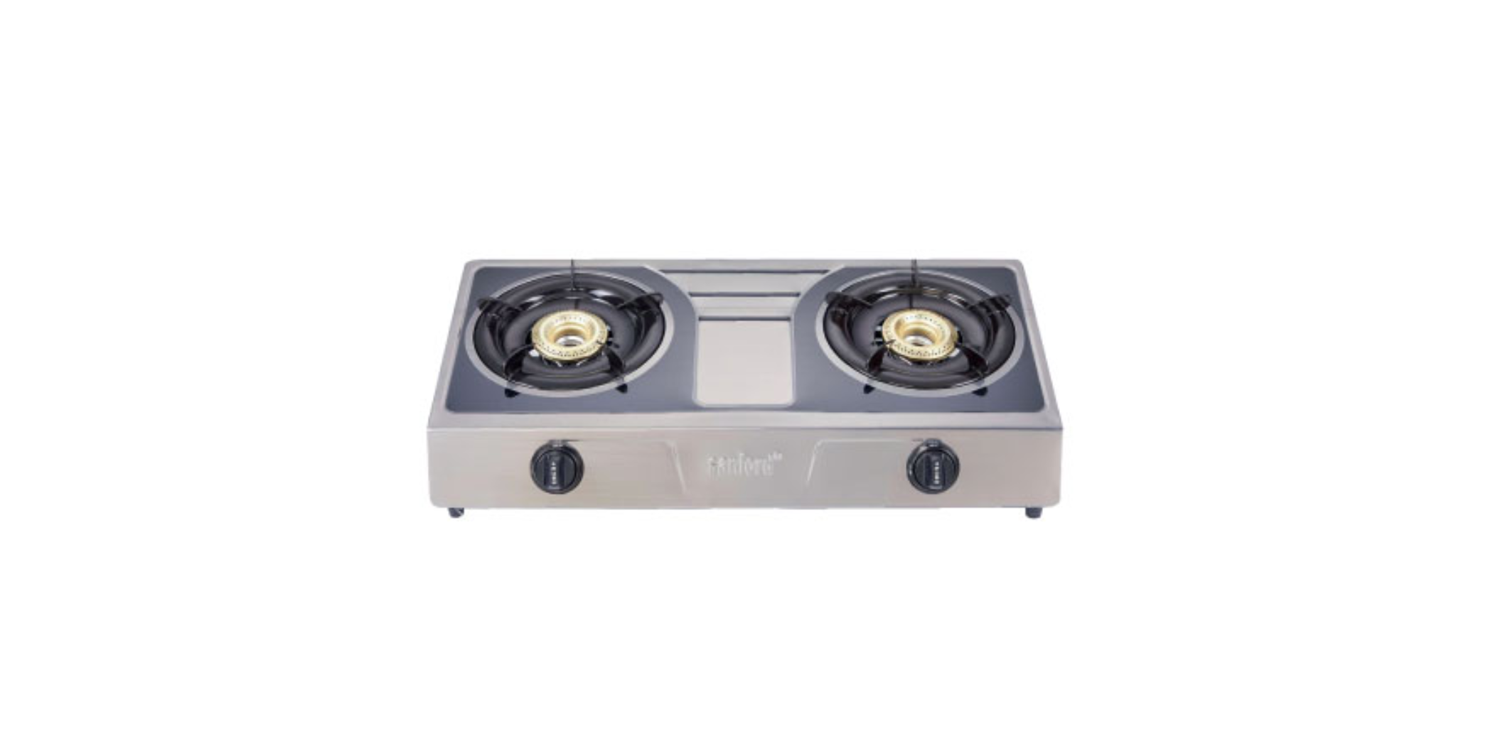 Mistral MGC9225 Teflon Coated 2 Burner Gas Cooker