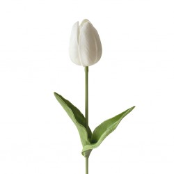Flower Tulip White - Height 30 cm