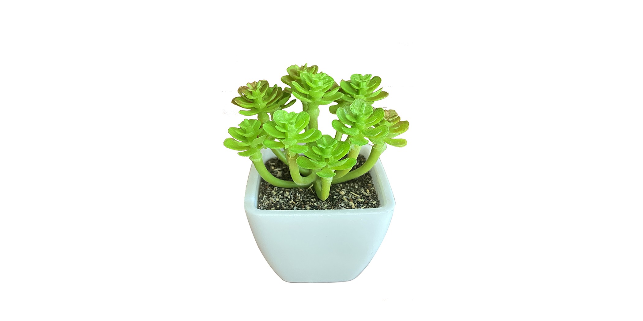 Artificial Mini Plant Tabletop Green W6xD6xH10 cm