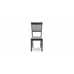 Caleb Table and 6 chairs Expresso Color Rubberwood