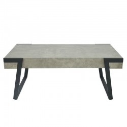 Vetro Coffee Table MDF & Metal Tube