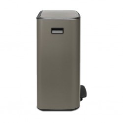 Brabantia 211546 2 x 30L Platinum Bo Pedal Bin 10YW "O"