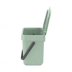 Brabantia 211683 3L Jade Green Sort & Go Waste Bin 10YW "O"