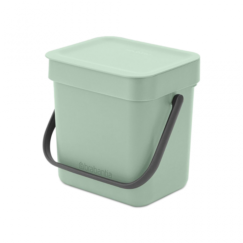 Brabantia 211683 3L Jade Green Sort & Go Waste Bin 10YW "O"