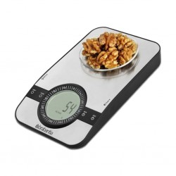 Brabantia 480607 Rectangular Matt Steel Digital Kitchen Scale 5YW "O"