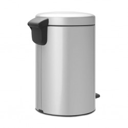 Brabantia 113680 12L Metallic Grey Newlcon Pedal Bin 10YW "O"