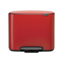 Brabantia 121401 36L Passion Red Bo Pedal Bin 10YW "O"