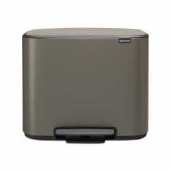 Brabantia 121449 36L Platinum Bo Pedal Bin 10YW "O"