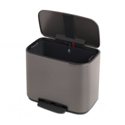 Brabantia 121449 36L Platinum Bo Pedal Bin 10YW "O"