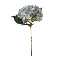 Flower Hydrangea Single Branch Light Blue
