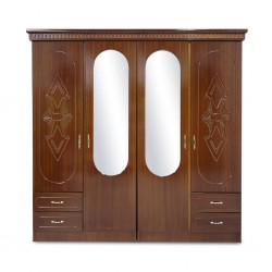 Henderson Wardrobe 4 doors Veneer Sapele