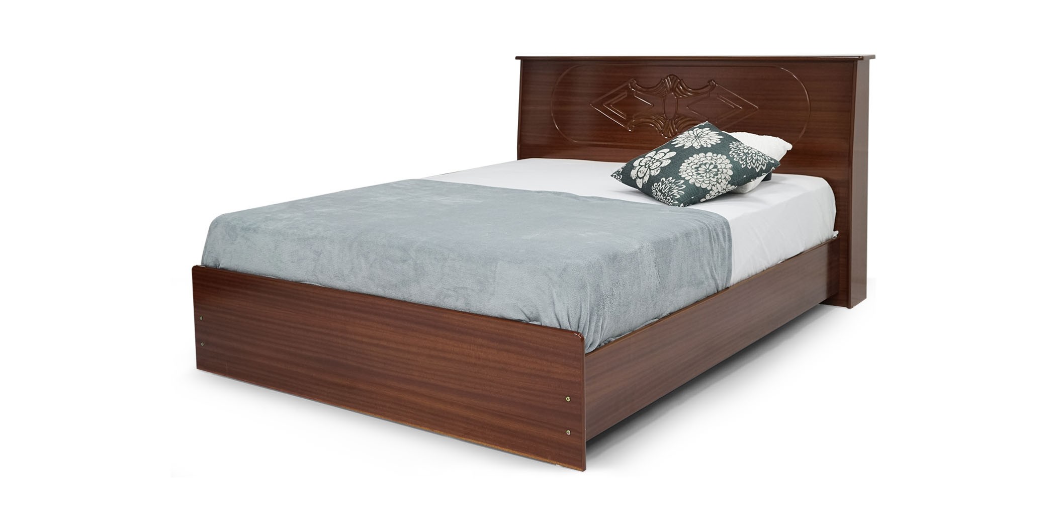 Henderson Bed 150x190 cm Veneer Sapele