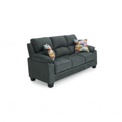 Sammy 3 Seater Sorrento Pewter Col Fabric