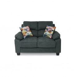 Sammy 2 Seater Sorrento Pewter Col Fabric