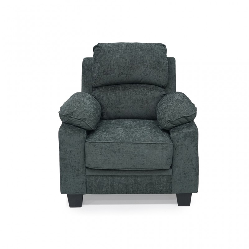 Sammy Accent Chair Sorrento Pewter Fabric
