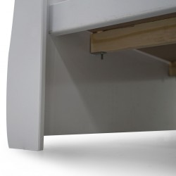 Estrela Cot 130x70 cm White Color