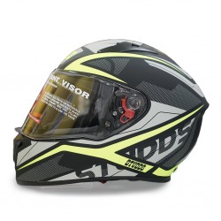 Studds Thunder D4 M/Black N5 BL 06714 Helmet