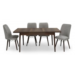 Azra Table+6 chairs (Extendable) 80 x170