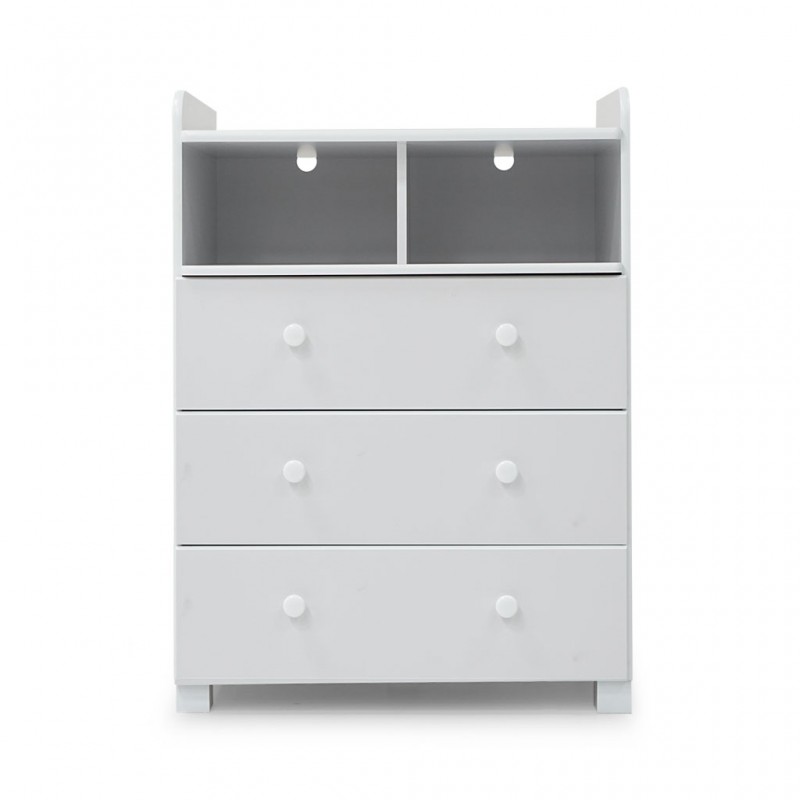 Estrela Changing Table 3 Drawers White Color