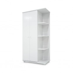 Estrela 2 Doors Wardrobe White Color