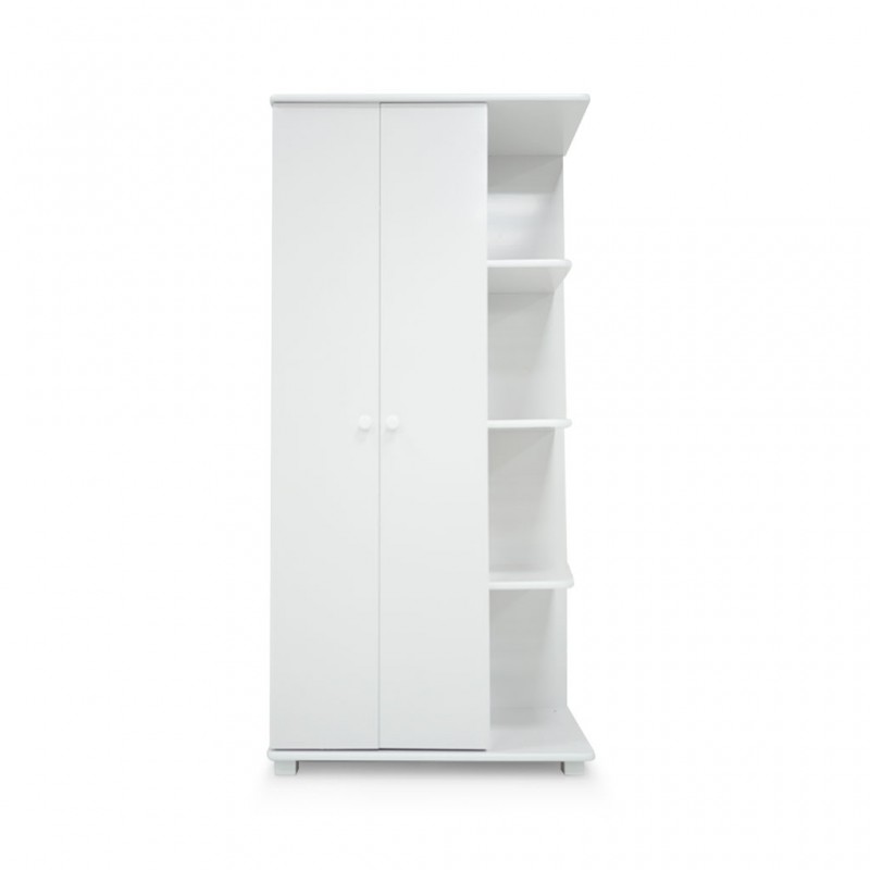 Estrela 2 Doors Wardrobe White Color