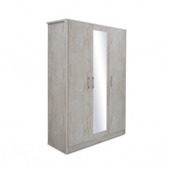 Athenas Wardrobe 3 Doors Avorio Soft Color