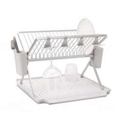 Brabantia 139444 Large Light Grey Foldable Dish Rack 5YW "O"