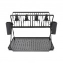 Brabantia 139482 Large Dark Grey SinkSide Foldable Dish Rack 5YW "O"