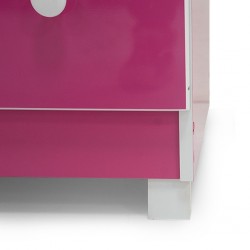 Casinha Chest of 4 Drawers Pink Color