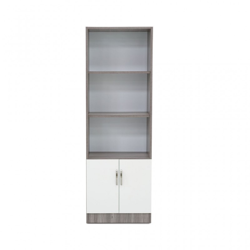 Gemini Bookshelf Arom & White in Melamine MDF Gemini Bookshelf Arom & White in Melamine MDF