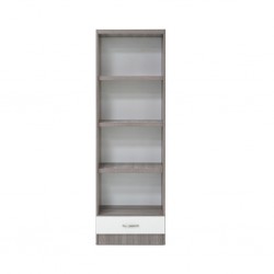 Nexus Bookshelf Arom & White in Melamine MDF