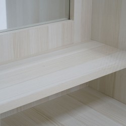 Inicio Wardrobe 4 Doors White Ash in Melamine MDF