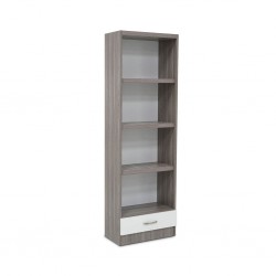 Nexus Bookshelf Arom & White in Melamine MDF