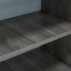 Gemini Bookshelf Arom & White in Melamine MDF