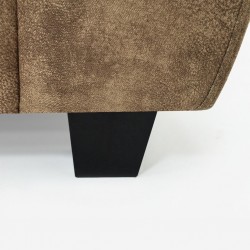 Maurizio 2 Seater Brown Pewter Col Fabric