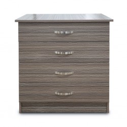 Colton Chest of Drawers Grey MDF