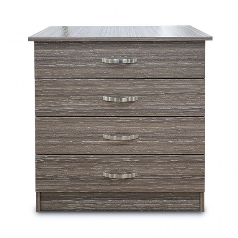 Colton Chest of Drawers Grey MDF Colton Chest of Drawers Grey MDF