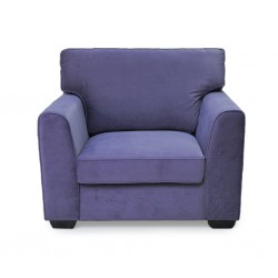 Verona 1 Seater in Purple Col Fabrics