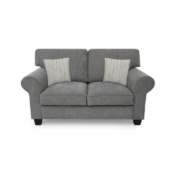 Vixon 2 Seater Grey Color Fabric