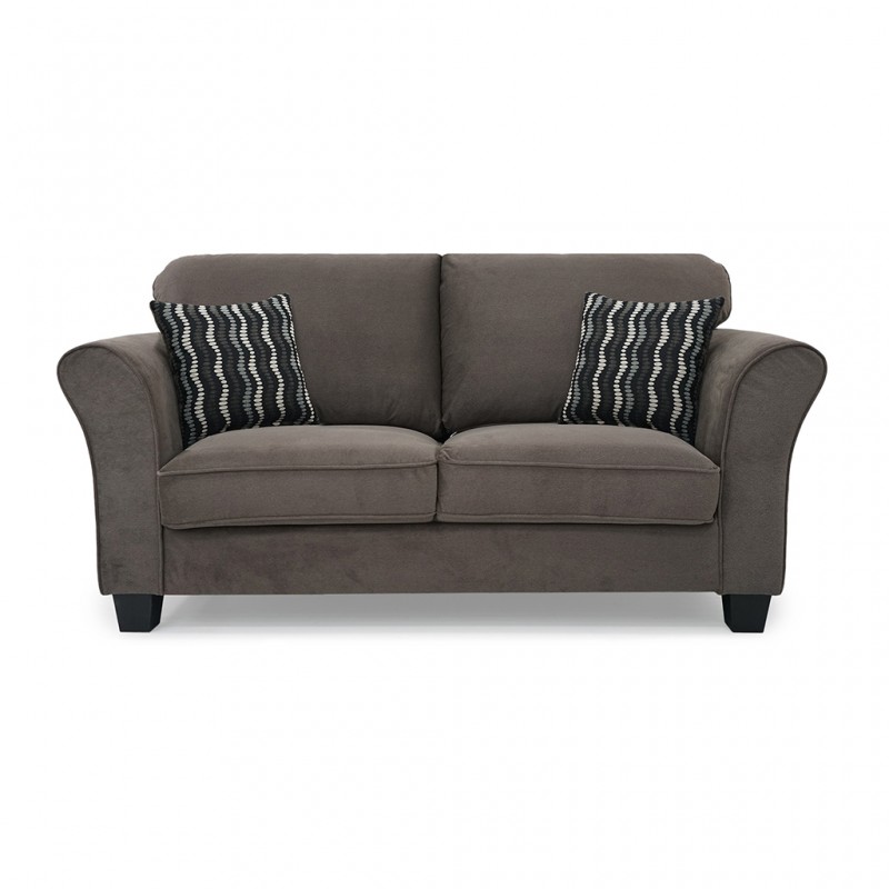 Casper 2 Seater in Brown Col Fabric Casper 2 Seater in Brown Col Fabric
