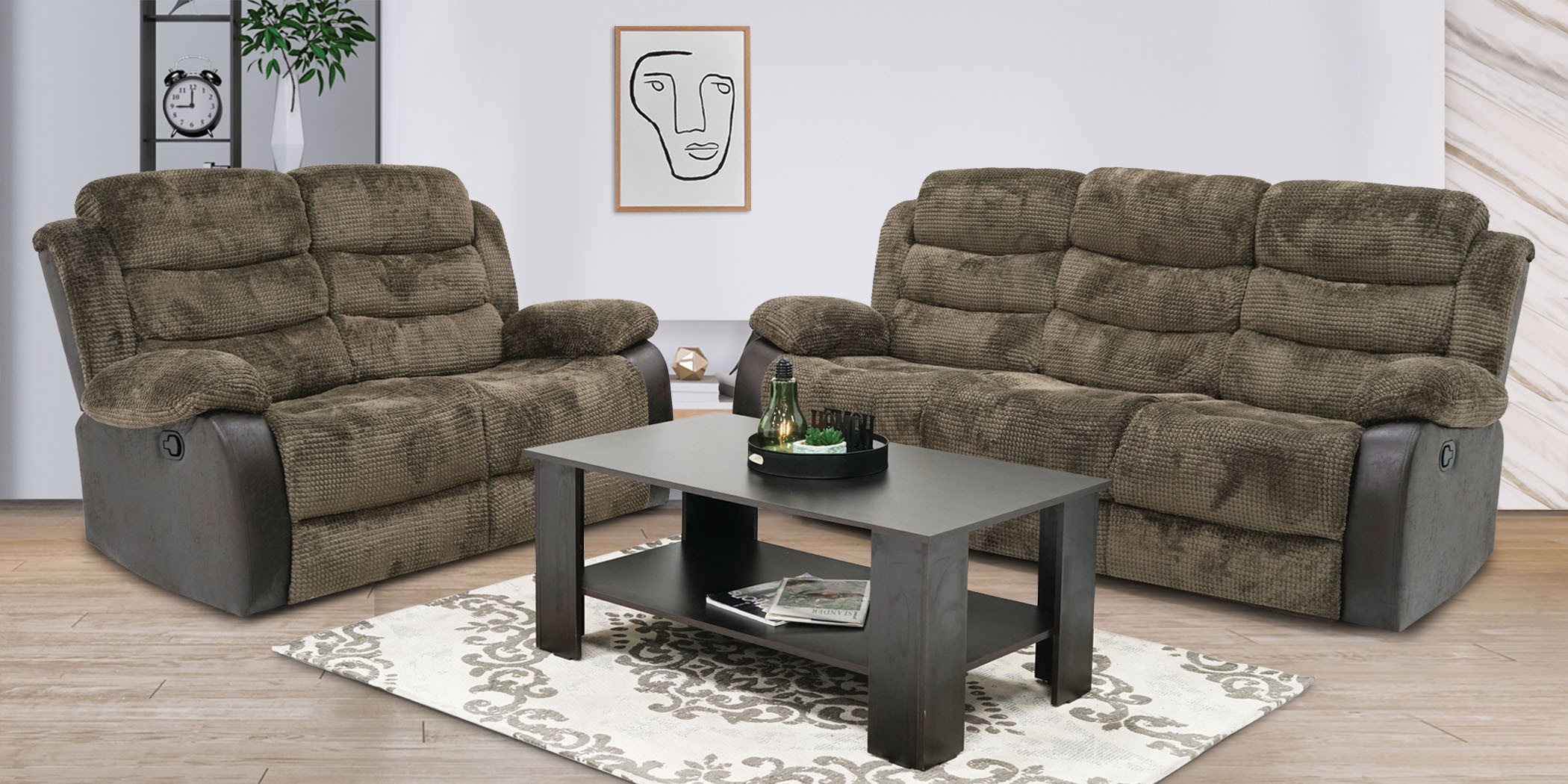 Lucan Sofa 3+2 Mocha/Bandero Express Lucan Sofa 3+2 Mocha/Bandero Express