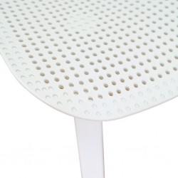 Stacking Chair COUXL804 White Plastic