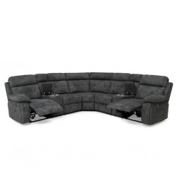 Halton Bay Sofa Corner Smoke Color