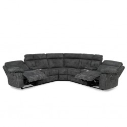 Halton Bay Sofa Corner Smoke Color