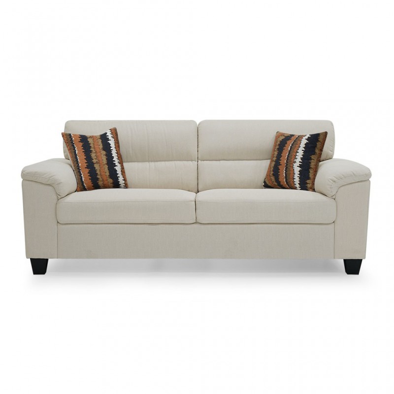 Vorino 3 Seaters Sofa Ivory Color Vorino 3 Seaters Sofa Ivory Color