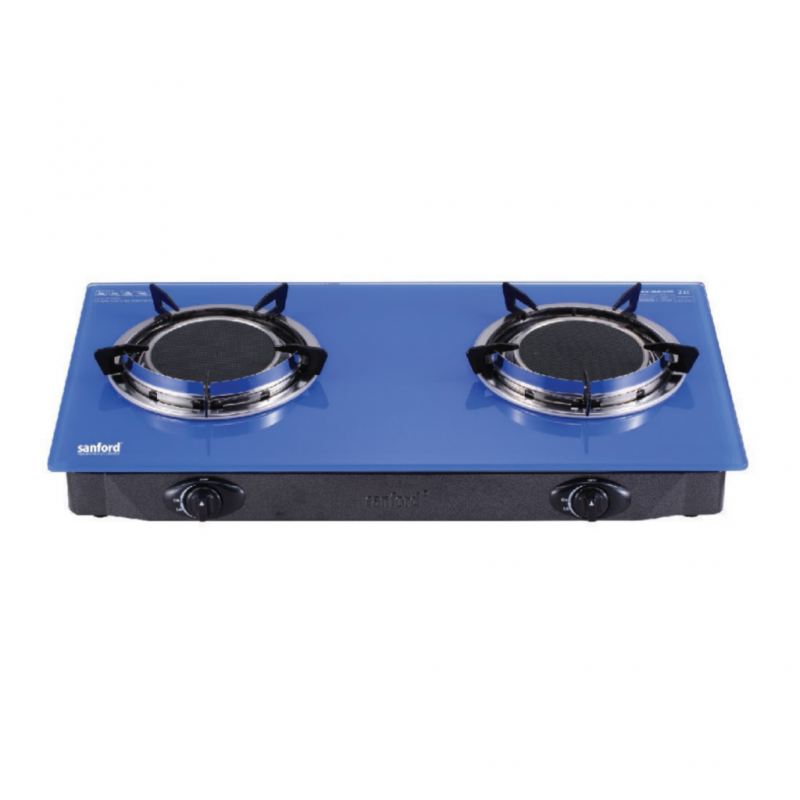 Sanford SAN670 SF5351IGC-Blue 2 Burner Hard Tempered Glass Infrared Gas Cooker Sanford SAN670 SF5351IGC-Blue 2 Burner Hard Tempered Glass Infrared Gas Cooker
